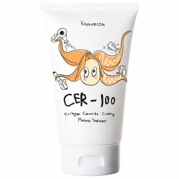 Mascara de Tratamento CER-100 Para cabelos Danificados 100ml Elizavecca Mascara de Tratamento CER-100 Para cabelos Danificados 100ml Elizavecca
